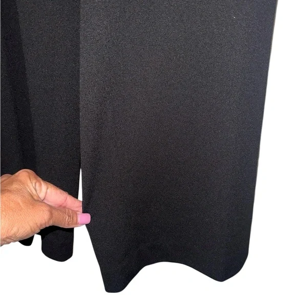 Anne Klein Black Wide -Leg Dress Trousers NWOT 💕 - Picture 3 of 9